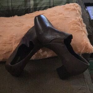 Liz Baker Block Heel Slip-ons